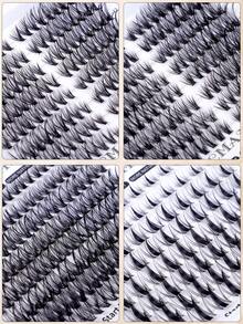 528/544/608pcs D-Curl 10-16mm Wide Stem DIY False Eyelash Clusters, Natural & Thick, Reusable, Suitable For Daily Life, Wedding, Date, Party, Music Festival, Spring, Travel, Mother's Day Gift - D - View 3