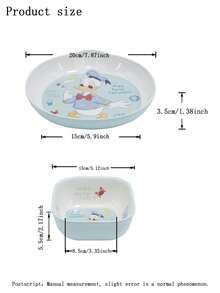 1 bộ đồ ăn bằng melamine hình vịt Donald hoạt hình Disney, quà tặng sinh nhật cho gia đình, đẹp và bền, dễ thương. - Nhiều màu - Xem 5