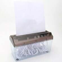 Portable A6 A4 Paper Hand Shredder Manual Straight Cut Home And Office - A4 - View 7