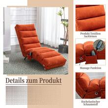 Patio Sofas - Orange + Linen - View 2