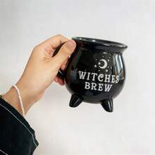 1pc Witch Brewing Coffee Ceramic Mug - 13.53oz Large Capacity, Suitable For Coffee, Tea And Creating Unique Halloween Atmosphere, Dishwasher And Reusable Multi-Functional Beverage Cup, Made Of Material (1pc Set), Coffee Mug, Coffee Cup - Multicolor - View 9