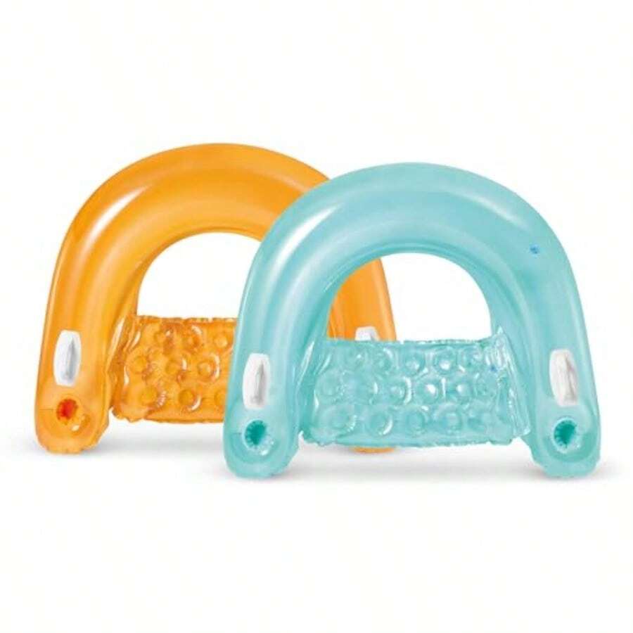 INTEX Sit'n Float aufblasbarer Poolsel halbtauchig aufblasbar - El color puede variar - Ver 1