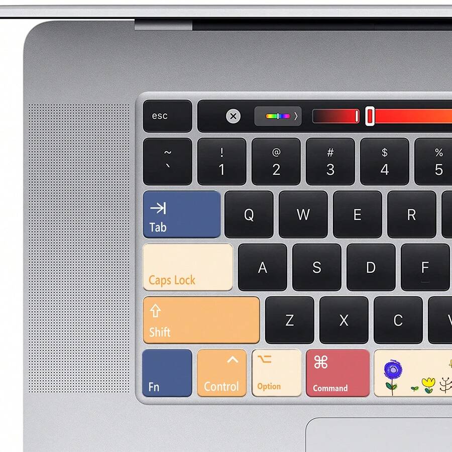 Apple Air Partial Keyboard Stickers, Durable Replacement Keycaps, Easy ...