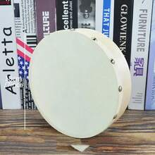 4/6/7/8/9/10 Inch Hand Drum, Wooden Drum, With Drumstick Set, Music Game Toy Percussion Instrument - Multicolor - View 23