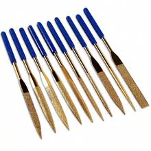 5件套金刚石涂层锉刀组，钛镀层，高温硬化，高耐磨性，适用于工业应用，研磨工具 - 鑽石銼刀 - 查看 12