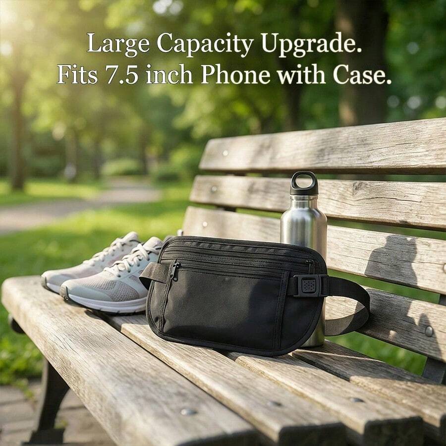 黑色腰包/跑步腰包 - 彩色 - 查看 1