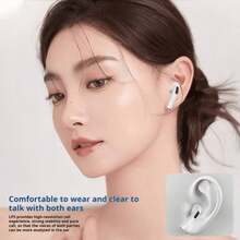 New TWS True Wireless Bluetooth Earphones With Microphone, 9D Stereo Pro6 Earbuds, Suitable For Smartphones Headphones Gift - View 4