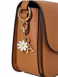 1个个性化雏菊字母A-Z钥匙扣，可定制姓名，带花朵吊坠，可爱字母钥匙扣挂饰，男女老少皆宜，耐用金属钥匙圈，可用于车钥匙、背包、手提包和钱包，优雅的花朵字母配饰，适合日常使用、上学、旅行，是送给妈妈、爸爸、老师、朋友的完美礼物，适合生日、毕业典礼、婚礼、友谊日、情人节、圣诞节等场合。 - 彩色 - 查看 11