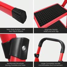 Folding, Non-Slip, Household Folding Ladder, 3-Step Ladder With Handrail, Non-Slip Household Folding Ladder - Black - View 6