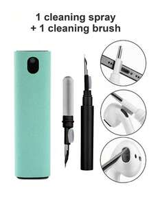 Limpiador de pantalla multiusos, kit de limpieza de pantalla portátil, adecuado para pantallas de automóviles, teléfonos inteligentes y tabletas, juego de limpieza de teléfonos, spray de limpieza de pantallas, solución de limpieza de pantallas táctiles, herramientas de limpieza de pantallas, kit de limpieza de pantallas de computadoras portátiles, limpiador de pantallas de TV, limpiador de tabletas e iPads - Rosa - Ver 19