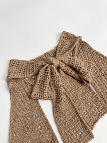 Đầm mini dáng rộng, không tay, hở lưng, lấp lánh, thiết kế mới năm 2026, chất liệu dệt kim, cổ xếp ly, thích hợp cho phụ nữ đi biển mùa hè, lễ hội âm nhạc, tiệc tùng và nghỉ dưỡng. - Lạc đà - Xem 7