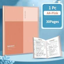 1 tập hồ sơ nhiều lớp dày, trong suốt khổ A4 - 30/60 trang, chất lượng cao dùng cho văn phòng và trường học. - Mảnh duy nhất - Xem 15