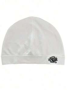 Synaworld Brand Embroidered Pullover Beanie Hat, Popular Street Hip Hop Skull Cap, Vintage Knit Hat Winter Clothing - 白色 - 查看 12