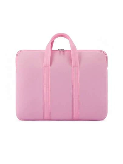 1 chiếc túi đựng laptop màu trơn, kiểu dáng thường ngày, phù hợp với laptop 11.6/12.5/13.3/14/15.4/15.6/16/17 inch, tương thích với /Apple/HP/Hasee
