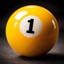 Bộ bi-a tiêu chuẩn Mỹ, bi pha lê đường kính 57,2mm, bi đen số 8 kích thước 2-1/4 inch kèm 16 quả bi-a. - 57,2mm - Xem 6