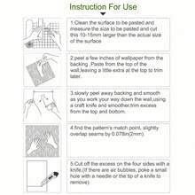 Giấy dán tường họa tiết hình học hiện đại - Biến đổi đồ nội thất và tủ kệ của bạn với decal dán tường nghệ thuật hình vòm! - 1PC - Xem 8