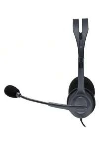 Logitech 頭戴式有線耳機，立體聲音效，降噪麥克風，可調式麥克風，即時通話，輕盈貼合，3.5mm單線插孔 - 查看 8