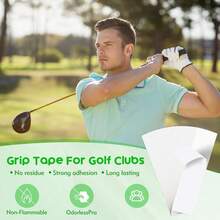 13pcs Golf Club Regrip Tape, 2 Inch X 10 Inch Solvent Activated Double-Sided Grip Tape - White - View 5