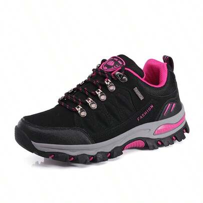 2026 Zapatos de senderismo para mujer, zapatos deportivos ligeros con suela gruesa para exteriores, zapatos de trekking casuales antideslizantes y duraderos, calzado versátil para el trabajo