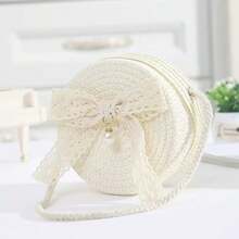 1 Túi đeo chéo kiểu đồng quê dễ thương và tươi tắn với nơ đan - Cây cung - Xem 7