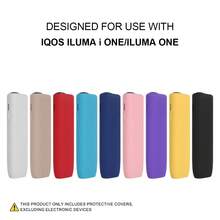 1pc Decorative Liquid Silicone Protective Case For IQOS ILUMA ONE/I One, Soft Shockproof Anti-Slip Storage Box, Unisex Portable Scratch-Resistant Business Solid Color Textured Design, Provides A Different User Experience, Suitable As A Gift For Friends And Family - Multicolor - View 4