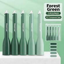 5Pcs Gradient Pen-Style Correction Tape, 5M Each 25M Total, Smooth Break-Resistant Silent White Out, 5mm Wide No Trace Correction Pen For Students Teachers Office, Back To School Essential Stationery - Multicolor - View 15