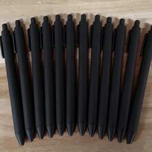 Bộ 10 hoặc 20 bút bi đen trắng dùng trong kỳ thi, bút bi gel bấm, bút bi cao cấp kiểu Ins-Style, bút bi khô nhanh 0.5mm màu đen ST Pen dành riêng cho học sinh. - 10 đen + 10 trắng - Xem 2