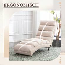 Patio Sofas - Beige + Linen + Foam - View 5