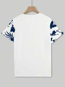 Summer Topssummer TopsSelamara Women's Casual Minimalist Letter Print Round Neck Short Sleeve T-ShirtLoose And Comfortablesummer Tops  Summersummer Outfits For Women Spring Outfits For Women - 多色 2 - 查看 2