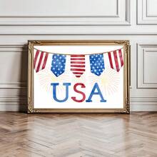 5PCS 1776 250th Independence Day Limited Edition American Canvas Murals - July 4th Patriotic Poster, Used For Room Aesthetic Home Decoration, Minimalist Wall Art Optional Frame Room Decoration Murals, Wall Decoration For Living Rooms, Bedrooms, Offices, Bars, University Dormitories - 5pcs - View 10