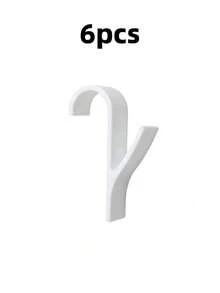 20 piezas Ganchos de toalla de plástico, adecuados para toallero calentado - Set de 20 piezas Ganchos universales para secado de toallas de baño - Multicolor - Ver 11