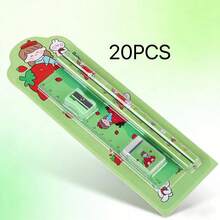 可爱动物主题文具套装，书写流畅不留痕，适合作为节日派对奖品和礼物。 - 彩色 - 查看 10