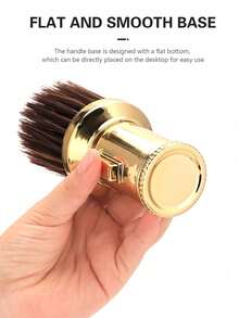 1pc Professional Hairdresser Salon Hair Brush, Neck Duster Brush, Hair Salon Barber Tool Accessory - Multicolor - View 9