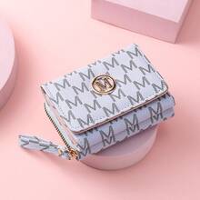 Ví mini nữ họa tiết chữ M cổ điển, ví đựng thẻ có khóa kéo, ví đựng tiền xu đa năng cho nữ, ví nhỏ, ví dễ thương, ví du lịch, ví mùa hè kẻ caro, quà tặng lễ hội, quà tốt nghiệp, quà tặng tri ân giáo viên, quà sinh nhật, quà tặng mẹ, quà tặng Ngày của Mẹ - Nhiều màu - Xem 8