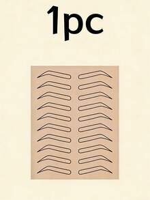 10/5pcs Microblading Practice Skin, Silicone Tattoo Skin For Eyebrow Microblading/Tattoo/Makeup Practice, Soft Silicone Permanent Makeup Learning Skin Without Ink - Apricot - View 12