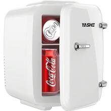 OSTBA Mini Fridge, 4 Liter/6 Cans Small Fridgerator For Bedroom,  Thermoelectric Cooler And Warmer For Skincare Drink Office Dorm Car, White - 白色 - 查看 11