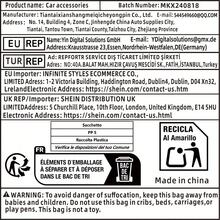 MEIKAXIU 1 chiếc Vỏ bọc vô lăng kim loại đàn hồi DragonF PVC xốp, phù hợp với mọi mùa - Màu xanh lam - Xem 6