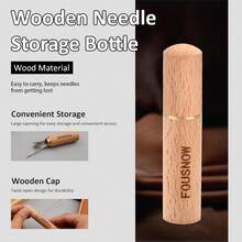25 PCS Steel Sewing Needles, 5 Different Sizes Embroidery Large Eye Needles For Handsewing, Large Eye Sewing Needle, Sharp Needle Kit With Wood Case - Hand Sewing Needle - View 5
