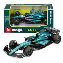 Burago Red Bull Model mobil balap F1 skala 1:43 Bragos SF25/AMR25/W16 dari paduan logam presisi, dan model skala 1:64 RB21 #1 Verstappen, SF25 #44 Hamilton, MCL39 #4 Norris. - MultiWarna - View 30