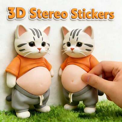 Miếng dán trang trí hình chó Shiba Inu/Corgi 3D dễ thương, mềm mại và có khả năng giảm tiếng ồn, thích hợp cho điện thoại thông minh, ô tô, tủ lạnh, bàn làm việc và trang trí nhà cửa, món quà lý tưởng cho người yêu thú cưng.