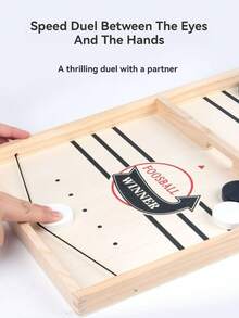 双人弹射国际象棋套装，儿童跳跃国际象棋，亲子互动益智桌面游戏，团队建设派对木制玩具，派对游戏玩具礼品 - 彈射棋 - 查看 5
