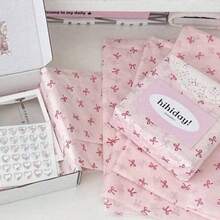 30 Sheets Pink Bow Tissue Paper, Cute Bowknot Printed Gift Wrap Tissue Paper Decorative Art Paper For Mother's Day Gift Packing Coquette Birthday Wedding Party DIY Crafts - 多色的 - 查看 3