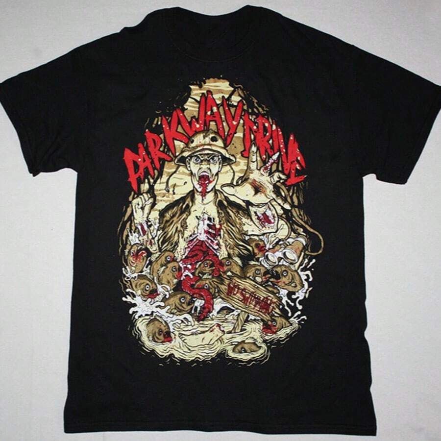 Vtg Parkway Drive Band Music Lover Cotton Black T Shirt For Men All Size - Black - View 1