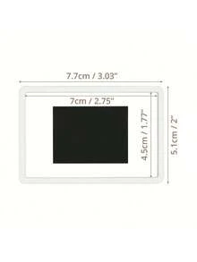 20pcs Blank Photo Frame Fridge Magnets (20 Pack) - Fits 7 X 4.5cm (2.75 X 1.77in) Photos - Clear Acrylic Fridge Magnets, Suitable For Small Photo Gifts, Birthday, Graduation - Multicolor - View 9