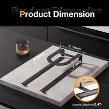 MOJOHAND Water Bottle Organizer For Full Stanley Tumbler With Handle, Pantry Kitchen Organizers And Storage For Cup Accessories, Water Bottle Holder Wine Rack (Black- 2Pack) - Màu A - Xem 2