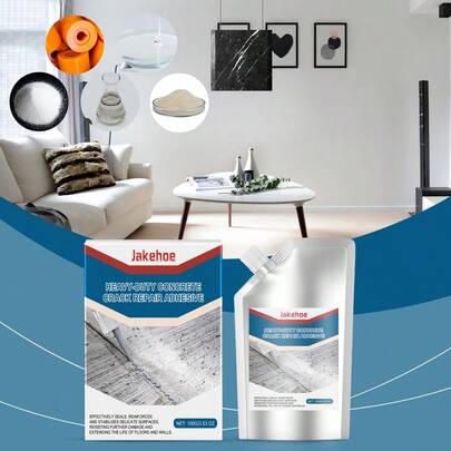 jakehoe Keo trám khe nứt, keo bịt kín khe nứt tường sàn nhà chống thấm nước. Thấm sâu vào các vết nứt, bịt kín và gia cố cấu trúc bề mặt bê tông hiệu quả, khô nhanh, phạm vi ứng dụng rộng, giúp bạn hoàn thành việc sửa chữa hiệu quả.