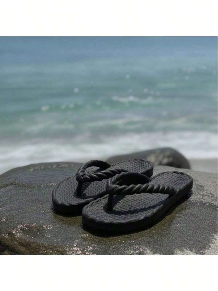 Premium Star Slide – Softness And Style In Every Step - Black - View 1