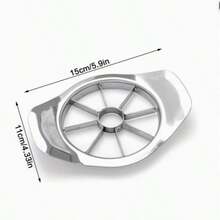 1pc/2pcs Reusable Stainless Steel Fruit Slicer, Pitter, Fruit Divider, Fruit Cutter, Divider And Pitter, Fruit Slicer, Fruit Cutter, Kitchen Gadget, Kitchen Supplies, Dorm Essential - Multicolor - View 5