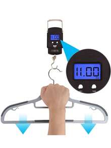 1/10 chiếc móc treo quần áo chống trượt, 50 chiếc móc treo quần áo bằng nhựa, tiết kiệm không gian, siêu chống trượt, khả năng chịu tải 11 pound. - Nhiều màu - Xem 9