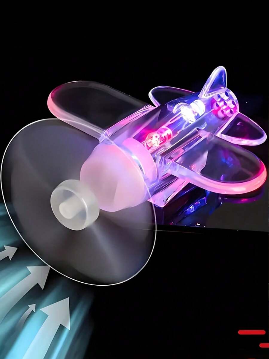 Wind-Powered Mini Airplane Decor, Suitable For Motorcycles And Bicycles, Driven By Wind Energy Without Batteries, Fashionable Design, Makes A Great Decorative Gift - Multicolor - View 1